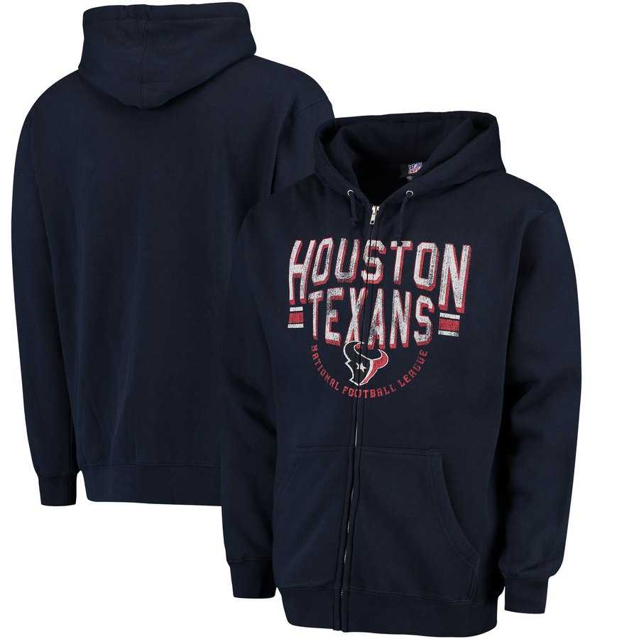 Men's Houston Texans G III Sports by Carl Banks Post Season Full Zip Hoodie Navy,We sell and wholesale Men's Houston Texans G III Sports by Carl Banks Post Season Full Zip Hoodie Navy on line form chian!